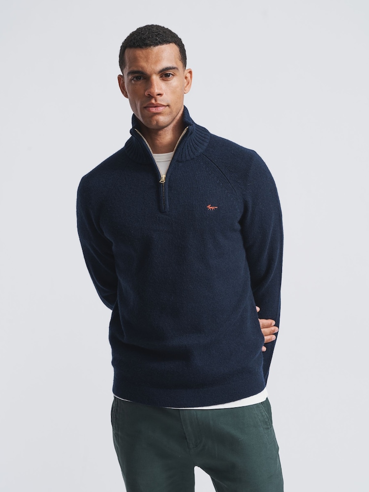 Aubin Bream Zip Neck Jumper - Image 1 of 5