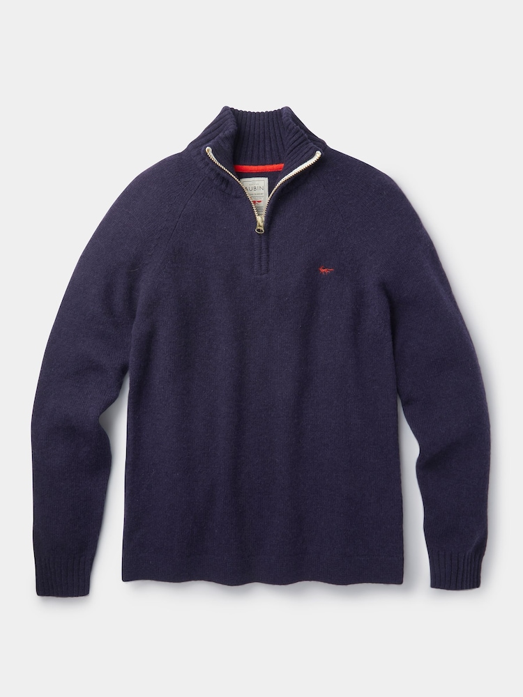 Aubin Bream Zip Neck Jumper - Image 5 of 5 Aubin Bream Zip Neck Jumper - Image 5 of 5