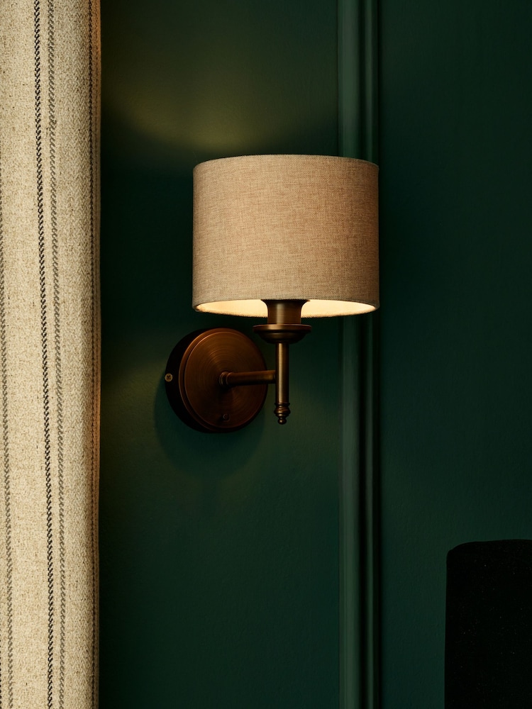 Brass Upton Wall Light - Image 1 of 6