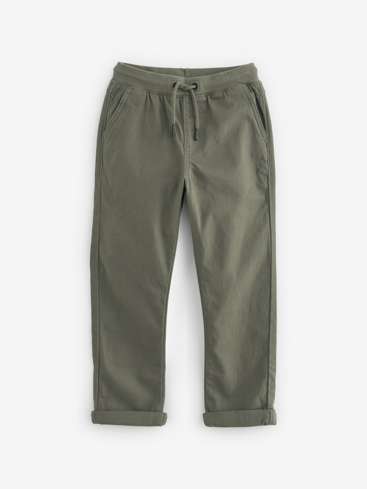 Khakigrün - Schlupfhose mit geripptem Bund (3–16 Jahre) - Bild 1 von 2 Khakigrün - Schlupfhose mit geripptem Bund (3–16 Jahre) - Bild 1 von 2