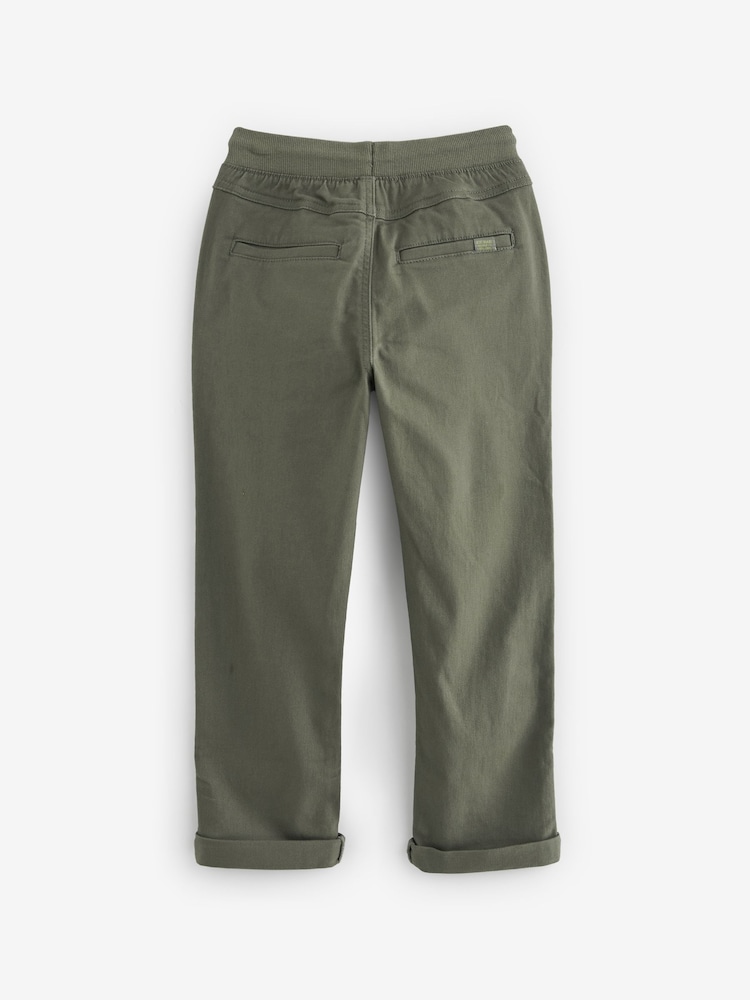 Khakigrün - Schlupfhose mit geripptem Bund (3–16 Jahre) - Bild 2 von 2 Khakigrün - Schlupfhose mit geripptem Bund (3–16 Jahre) - Bild 2 von 2