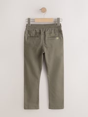 Khaki Grønn - Rib Midje Pull-On Bukser (3-16år) - Bilde 6 av 8