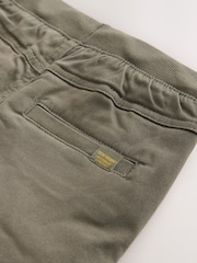 Khaki Grønn - Rib Midje Pull-On Bukser (3-16år) - Bilde 8 av 8