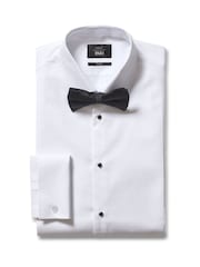 MOSS White Slim Marcella 100% Cotton Dress Shirt - Image 4 of 5