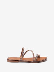 Multicolour Forever Comfort® Jewelled Strappy Flat Sandals - Image 3 of 6