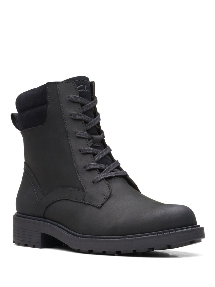 Clarks Black Leather Orinoco Spice Boots - Image 2 of 7
