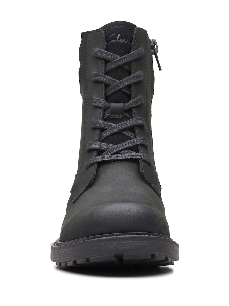 Clarks Black Leather Orinoco Spice Boots - Image 5 of 7
