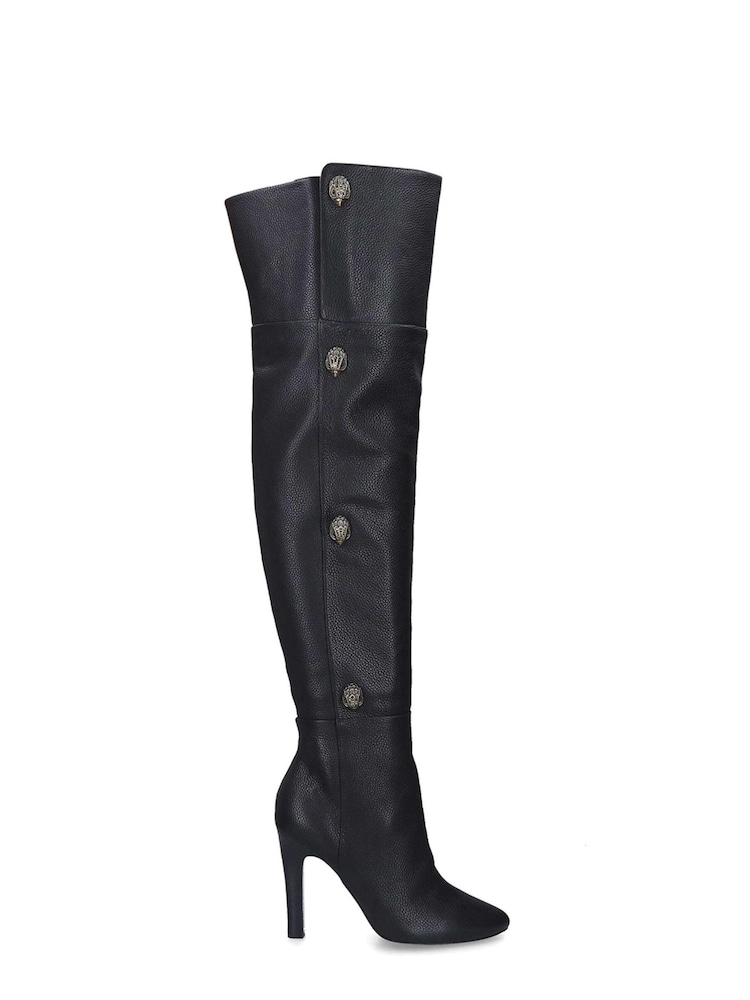 Kurt Geiger London Shoreditch OTK Black Boots - Image 1 of 4