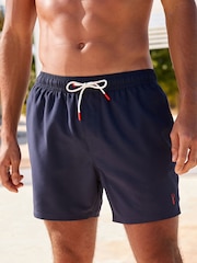 Navy Blue Swim Shorts - Image 1 of 4