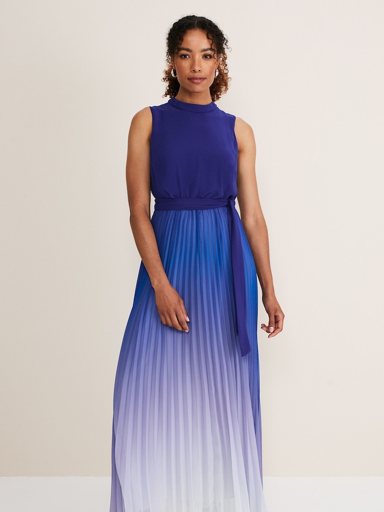 Phase Eight Blue Piper Ombre Maxi Dress - Image 1 of 6