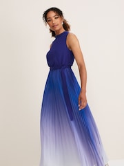 Phase Eight Blue Piper Ombre Maxi Dress - Image 4 of 6