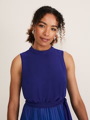 Phase Eight Blue Piper Ombre Maxi Dress - Image 5 of 6