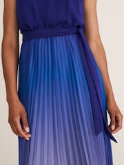 Phase Eight Blue Piper Ombre Maxi Dress - Image 6 of 6