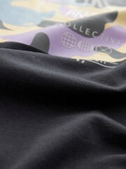 Black Camo Print T-Shirts 3 Pack - Image 2 of 10