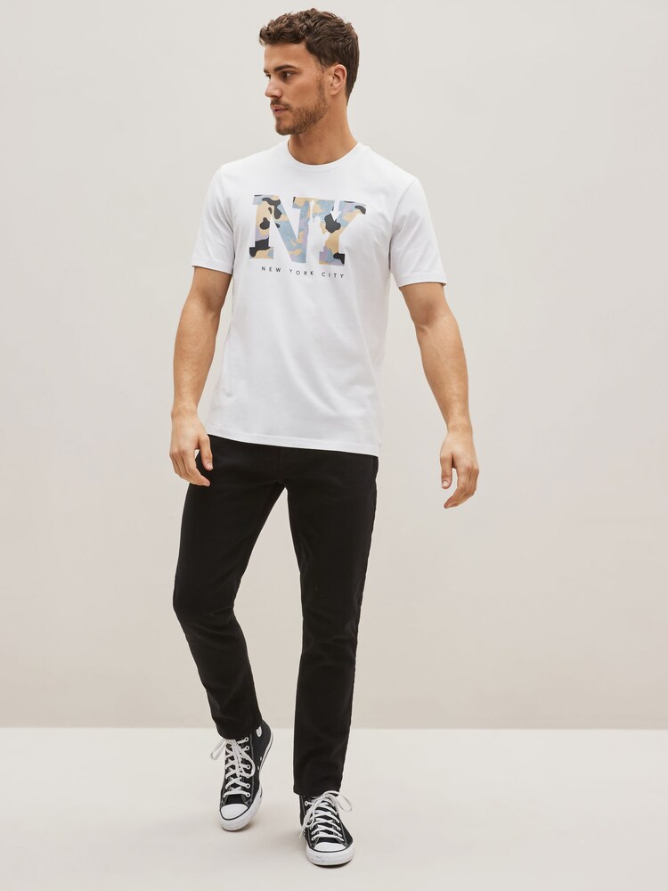 Black Camo Print T-Shirts 3 Pack - Image 6 of 10
