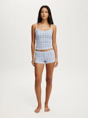 Cotton On Blue Dreamy Soft Longline Cami & Boyshort Set - Image 2 of 8