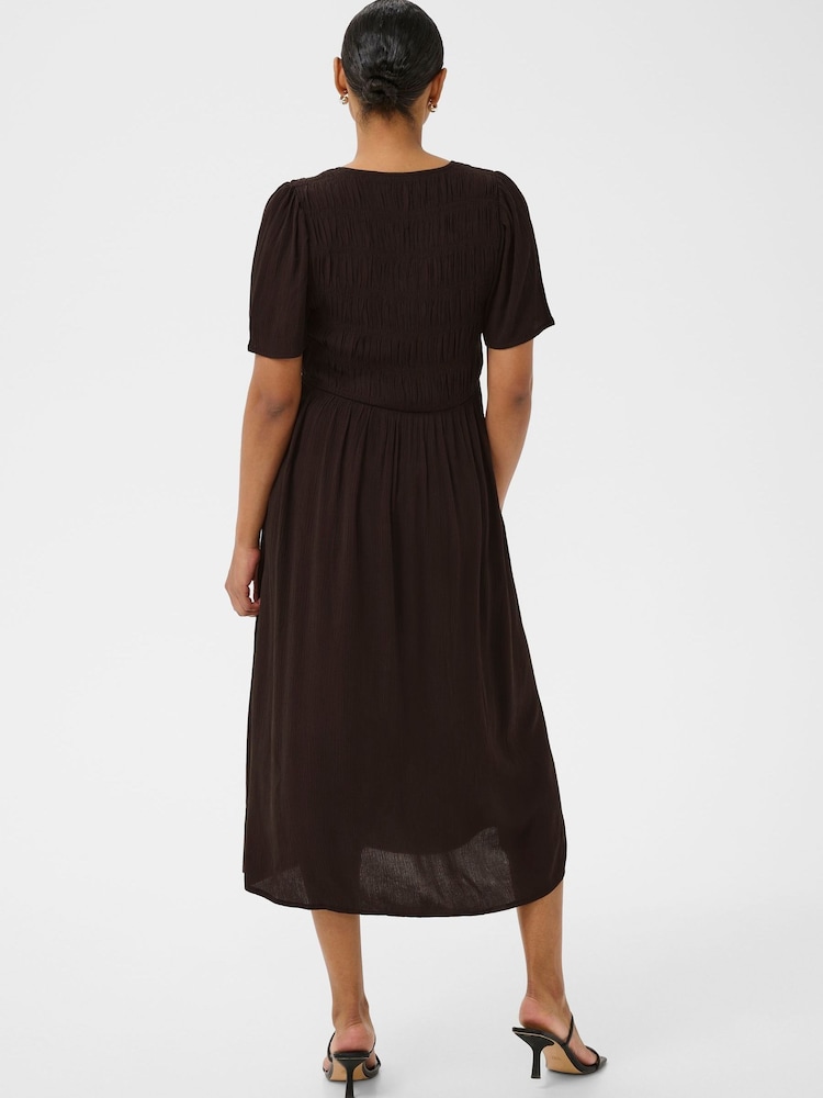 Kaffe Brown KAvalery Amber Dress - Image 2 of 5