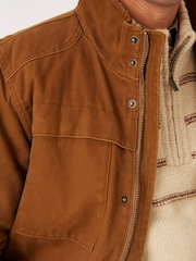 Fat Face Brown Preston Canvas Jacket - Image 3 of 3