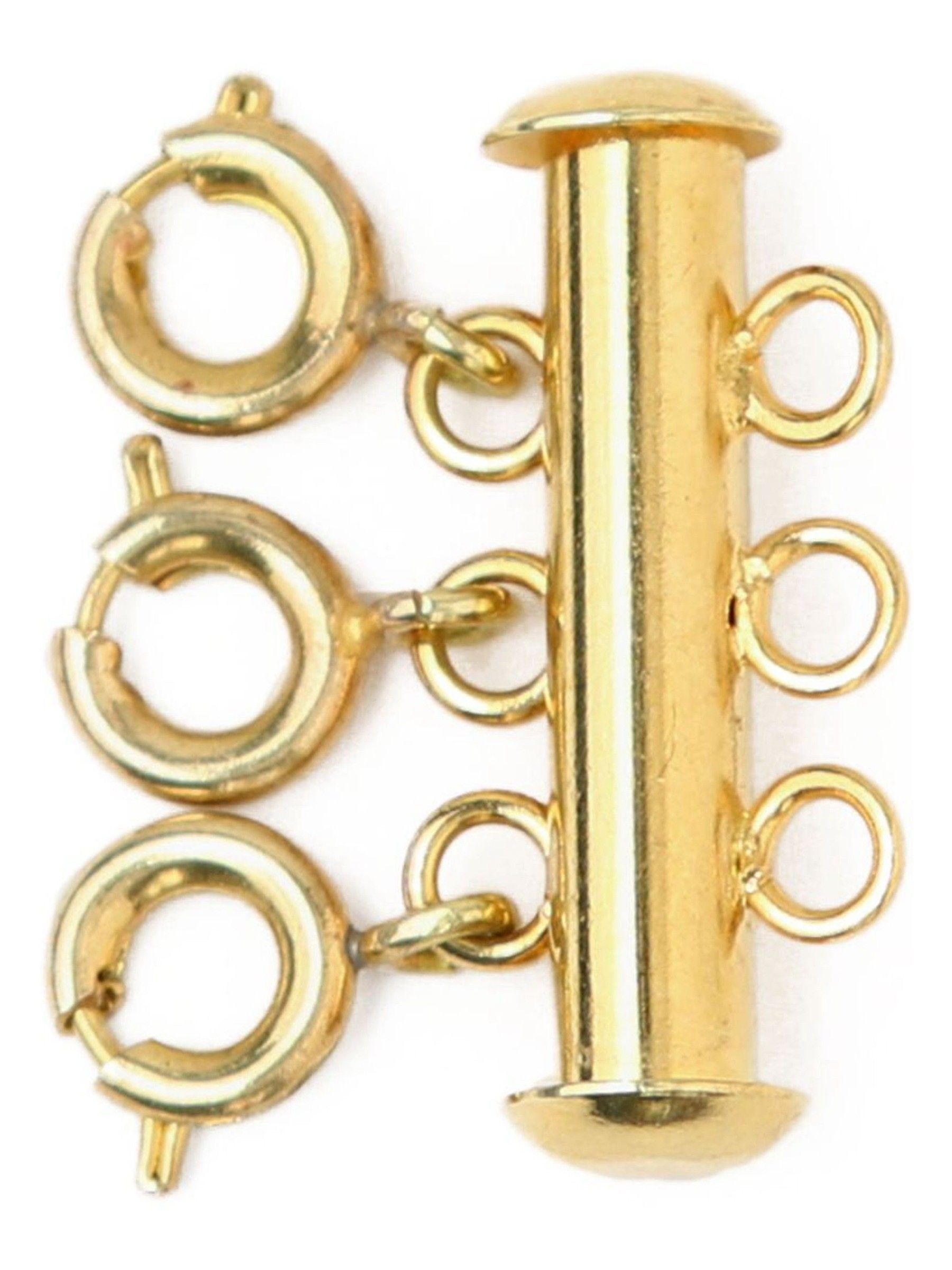 Buy Orelia London Gold Plated Necklace Magic Three Row Separator from Next Malta