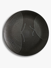 Kew Gardens Black Living Jewel Stoneware Charger Plate - Image 2 of 4
