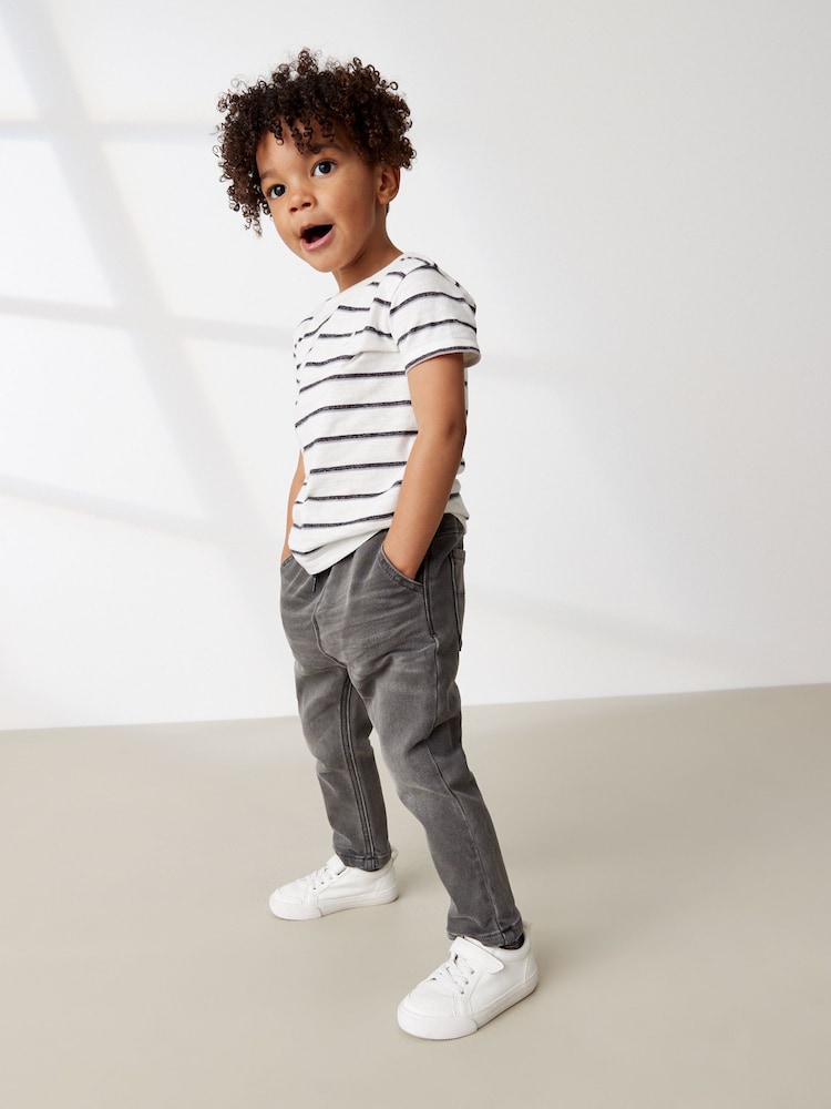 Grau - Superweiche Pull-on-Jeans mit Stretch (3 Monate–7 Jahre) - Bild 2 von 6 Grau - Superweiche Pull-on-Jeans mit Stretch (3 Monate–7 Jahre) - Bild 2 von 6