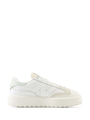 New Balance White/Green Womens CT302 Trainers - Image 3 of 11