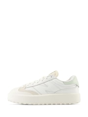 New Balance White/Green Womens CT302 Trainers - Image 6 of 11