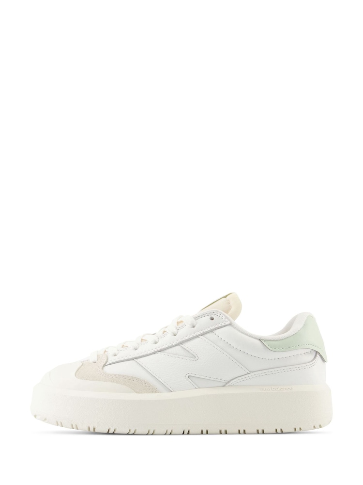 New Balance White/Green Womens CT302 Trainers - Image 6 of 11