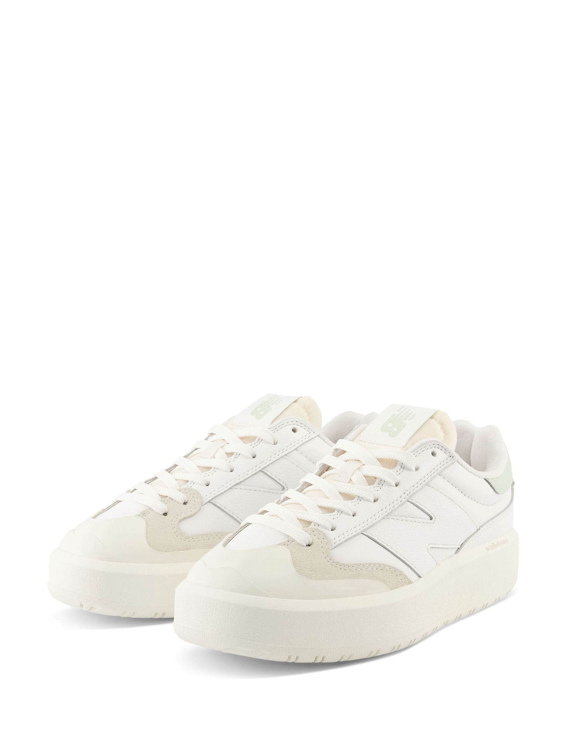 Buy New Balance White Green Womens CT302 Trainers from Next Luxembourg