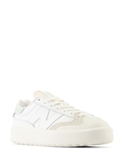 New Balance White/Green Womens CT302 Trainers - Image 9 of 11