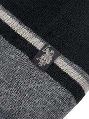 U.S. Polo Assn. Mens Black Contrast Beanie - Image 3 of 3