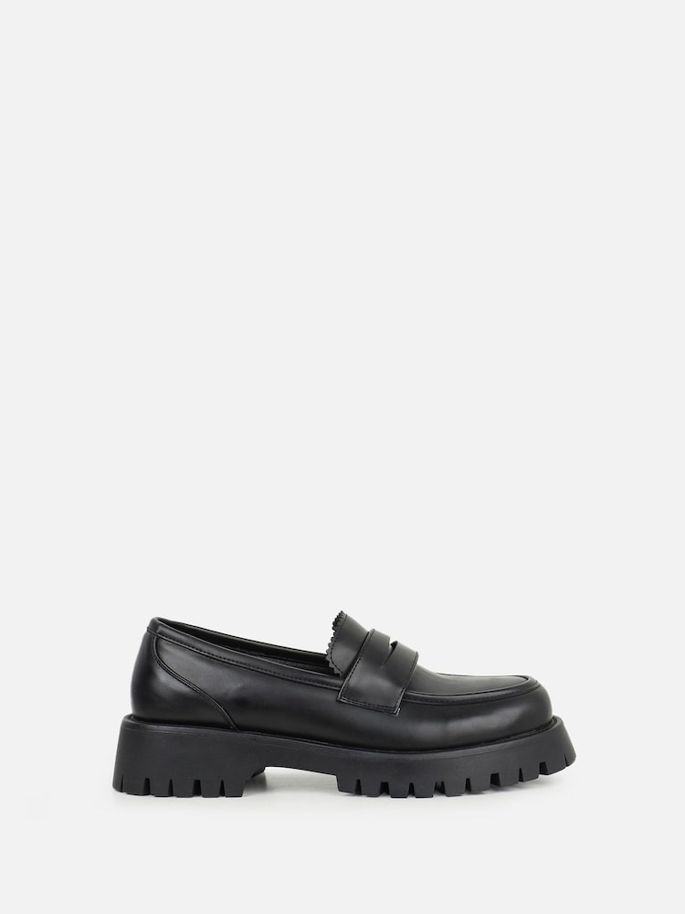 Simmi London Black Bran Chunky Loafers - Image 2 of 4