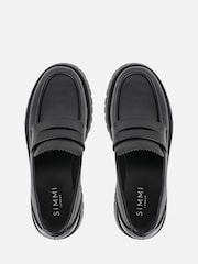 Simmi London Black Bran Chunky Loafers - Image 3 of 4
