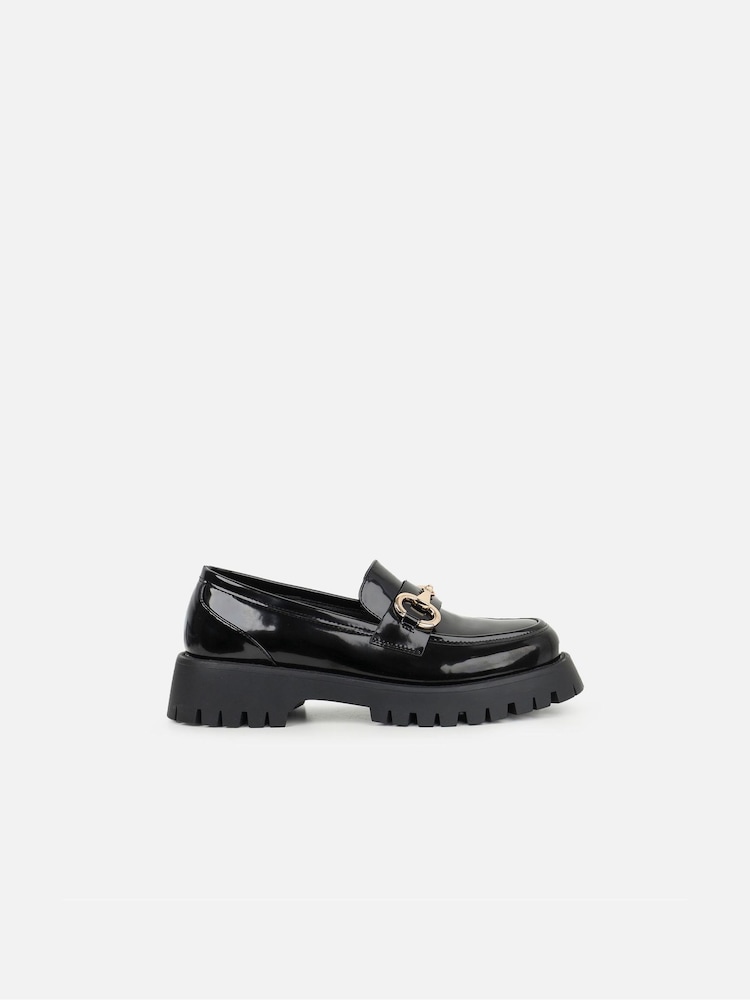 Simmi London Black Bran Chunky Loafers - Image 2 of 4 Simmi London Black Bran Chunky Loafers - Image 2 of 4