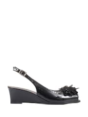 Pavers Slingback Peep-Toe Wedge Heels - Image 1 of 5