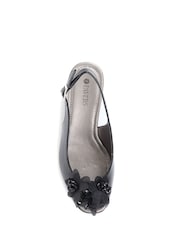 Pavers Slingback Peep-Toe Wedge Heels - Image 5 of 5