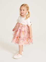 Baker by Ted Baker Floral Tiered Mesh Dress - Image 1 of 8