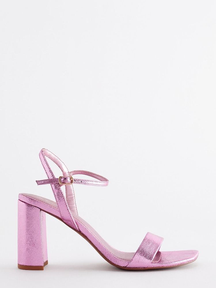 Pink - Forever Comfort® Schlichte Sandalen mit Blockabsatz - Bild 2 von 5 Pink - Forever Comfort® Schlichte Sandalen mit Blockabsatz - Bild 2 von 5