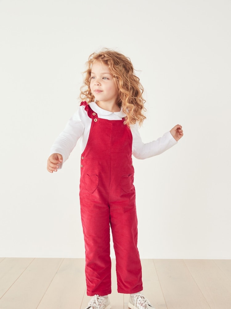 The White Company Cord Heart Dungaree - Image 1 of 7