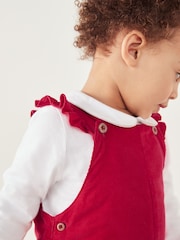 The White Company Cord Heart Dungaree - Image 4 of 7