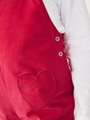 The White Company Cord Heart Dungaree - Image 5 of 7