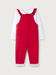 The White Company Cord Heart Dungaree - Image 6 of 7