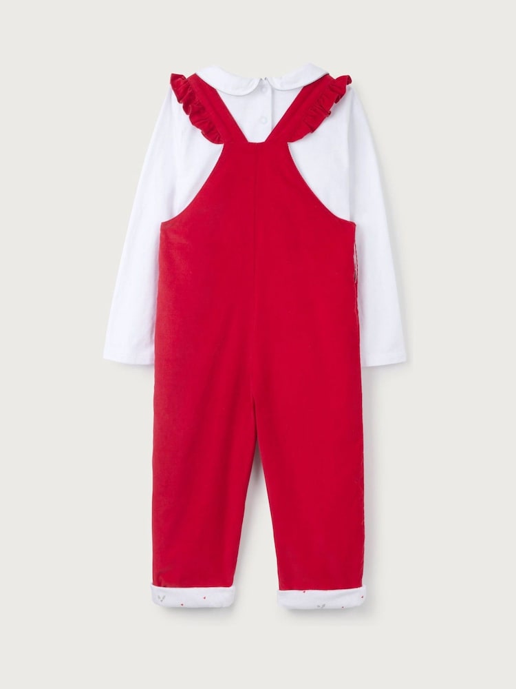 The White Company Cord Heart Dungaree - Image 7 of 7