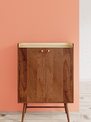 Swoon Light Brown Fresco Bar Cabinet - Image 1 of 8