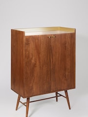 Swoon Light Brown Fresco Bar Cabinet - Image 3 of 8