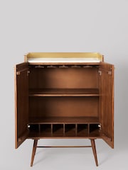 Swoon Light Brown Fresco Bar Cabinet - Image 4 of 8