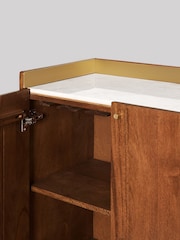 Swoon Light Brown Fresco Bar Cabinet - Image 5 of 8