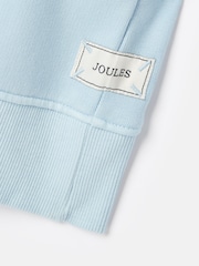 Joules Kids' Sundaze Blue Crew Neck Slogan Sweatshirt - Image 7 of 7