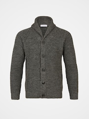 Celtic & Co. Mens Waffle Stitch Cardigan - Image 2 of 4
