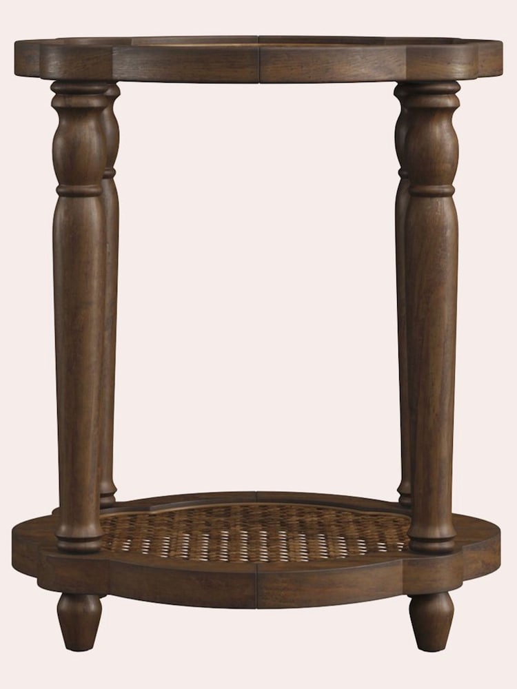Laura Ashley Brown Penmark Side Table - Image 4 of 4